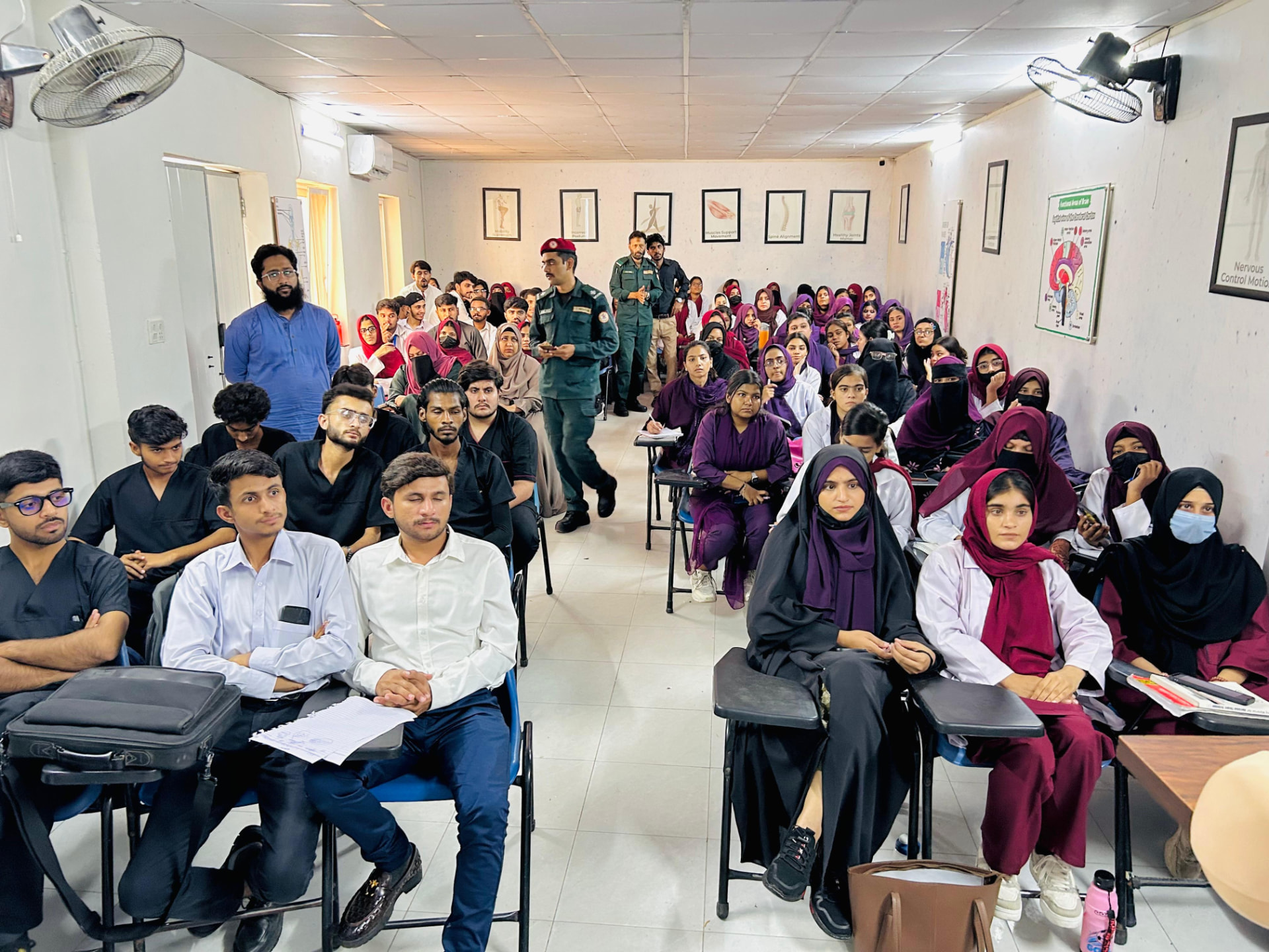Safety training for large student groups